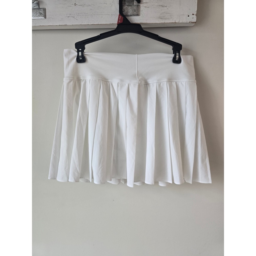 Aerie Tennis Skirt Womens White Pleated Activewear Size Large - Picture 3 of 7